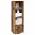 Bibliotecă, lemn vechi, 31x24x102 cm, lemn prelucrat GartenMobel Dekor