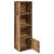 Bibliotecă, lemn vechi, 31x24x102 cm, lemn prelucrat GartenMobel Dekor
