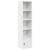 Bibliotecă, alb, 31x24x127 cm, lemn prelucrat GartenMobel Dekor