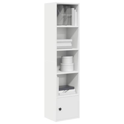 Bibliotecă, alb, 31x24x127 cm, lemn prelucrat GartenMobel Dekor