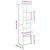 Bibliotecă Stejar negru 31x24x127 cm Lemn prelucrat GartenMobel Dekor