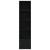 Bibliotecă Stejar negru 31x24x127 cm Lemn prelucrat GartenMobel Dekor