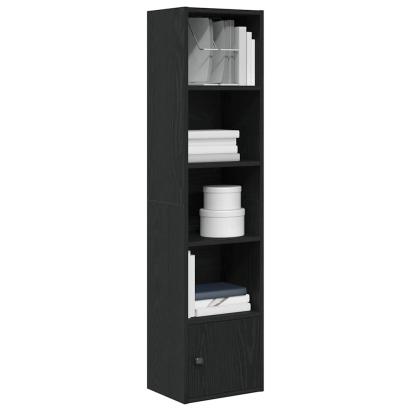 Bibliotecă Stejar negru 31x24x127 cm Lemn prelucrat GartenMobel Dekor