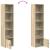 Bibliotecă, stejar sonoma, 31x24x127 cm, lemn prelucrat GartenMobel Dekor