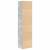 Bibliotecă, gri beton, 31x24x127 cm, lemn prelucrat GartenMobel Dekor