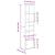 Bibliotecă, gri beton, 31x24x127 cm, lemn prelucrat GartenMobel Dekor