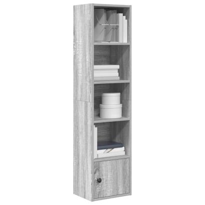Bibliotecă, gri sonoma, 31x24x127 cm, lemn prelucrat GartenMobel Dekor