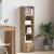 Bibliotecă, stejar artizanal, 31x24x127 cm, lemn prelucrat GartenMobel Dekor