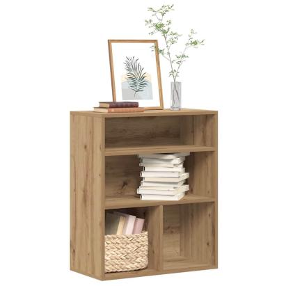 Bibliotecă, stejar artizanal, 60x30x71,5 cm, lemn prelucrat GartenMobel Dekor