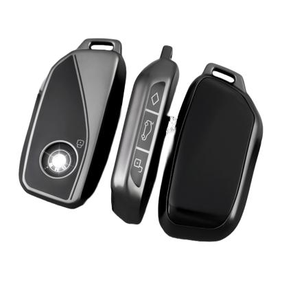 Husa Cheie Bmw, 2023, G70, G09, Tpu, Gri Inchis AutoProtect KeyCars