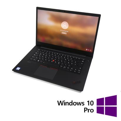 Laptop Second Hand Lenovo ThinkPad X1 Extreme, Intel Core i7-8750H 2.20 - 4.10GHz, 16GB DDR4, 512GB SSD, 14 Inch 4K UHD Touchscreen, Webcam + Windows 10 Pro NewTechnology Media