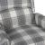 Fotoliu rabatabil, gri și alb, material textil GartenMobel Dekor