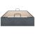 Cadru pat otoman fără saltea Gri închis 90x190 cm catifea GartenMobel Dekor