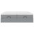 Cadru de pat otoman cu saltele Gri deschis 160x200cm Material GartenMobel Dekor
