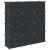 Organizator cub de depozitare cu uși, 12 cuburi, negru, PP GartenMobel Dekor