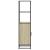 Dulapuru Stejar Sonoma 35,5x35x139 cm lemn și metal prelucrat GartenMobel Dekor