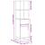 Dulapuru Stejar Sonoma 35,5x35x139 cm lemn și metal prelucrat GartenMobel Dekor