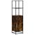 Dulapuru stejar afumat 35,5x35x139 cm lemn și metal prelucrat GartenMobel Dekor