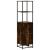 Dulapuru stejar afumat 35,5x35x139 cm lemn și metal prelucrat GartenMobel Dekor