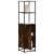Dulapuru stejar afumat 35,5x35x139 cm lemn și metal prelucrat GartenMobel Dekor