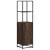 Dulapuru stejar maro 35,5x35x139 cm lemn și metal prelucrat GartenMobel Dekor