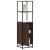 Dulapuru stejar maro 35,5x35x139 cm lemn și metal prelucrat GartenMobel Dekor