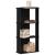 Bibliotecă cu 3 niveluri, negru, 60x30x120 cm, lemn prelucrat GartenMobel Dekor