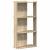 Bibliotecă 3 niveluri stejar sonoma 60x30x120 cm lemn prelucrat GartenMobel Dekor