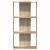 Bibliotecă 3 niveluri stejar sonoma 60x30x120 cm lemn prelucrat GartenMobel Dekor