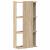 Bibliotecă 3 niveluri stejar sonoma 60x30x120 cm lemn prelucrat GartenMobel Dekor