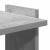 Bibliotecă cu 3 niveluri, gri beton, 60x30x120cm lemn prelucrat GartenMobel Dekor