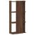 Bibliotecă 3 niveluri, stejar maro 60x30x120 cm, lemn prelucrat GartenMobel Dekor
