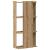 Bibliotecă 3 etaje stejar artizanal 60x30x120 cm lemn prelucrat GartenMobel Dekor