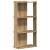 Bibliotecă 3 etaje stejar artizanal 60x30x120 cm lemn prelucrat GartenMobel Dekor