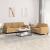 Set de canapele cu perne, 2 piese, maro, catifea GartenMobel Dekor