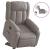 Fotoliu electric rabatabil cu ridicare, gri taupe, textil GartenMobel Dekor