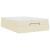 Cadru de pat otoman cu saltea crem 140x200cm stofa GartenMobel Dekor