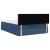 Cadru de pat otoman cu saltea țesătură albastră 140x200cm GartenMobel Dekor