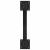 Picioare măsuță cafea în formă X 2 buc Negru 50x(30-31) cm Oțel GartenMobel Dekor