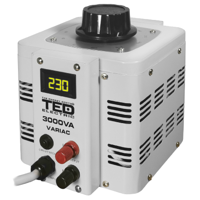 Autotransformator 0-300V 3KVA TED SafetyGuard Surveillance