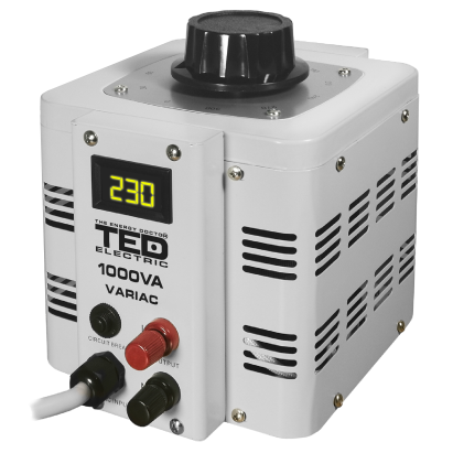 Autotransformator 0-300V 1KVA TED MT-1KVA SafetyGuard Surveillance