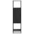 Dulapuru negru 35,5x35x139 cm lemn și metal prelucrat GartenMobel Dekor