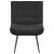 Scaun de relaxare negru 64x74x84 cm catifea GartenMobel Dekor