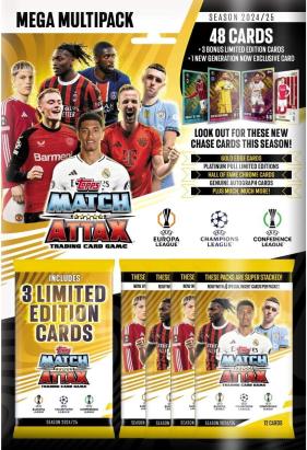 Set cartonase Mega Multipack - Topps Match Attax 24/25 PlayLearn Toys