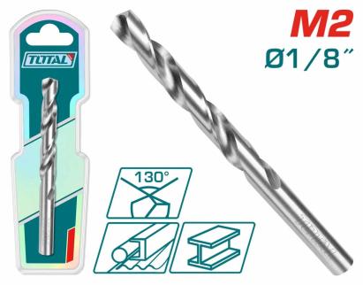 TOTAL - BURGHIU PENTRU METAL M2 HSS - DIAMETRU 6MM (INDUSTRIAL) PowerTool TopQuality