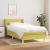 Pat box spring cu saltea, verde, 100x200 cm, textil GartenMobel Dekor