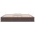 Cadru pat otoman fără saltea țesătură maro închis 160x200 cm GartenMobel Dekor