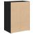 Bibliotecă Stejar negru 40x24x52 cm Lemn prelucrat GartenMobel Dekor