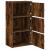 Bibliotecă, stejar fumuriu, 40x24x77 cm, lemn prelucrat GartenMobel Dekor