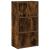 Bibliotecă, stejar fumuriu, 40x24x77 cm, lemn prelucrat GartenMobel Dekor